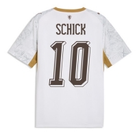 Camiseta República Checa Patrik Schick #10 Segunda Equipación Replica Mundial 2026 mangas cortas